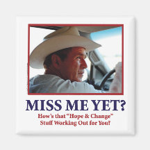 George W Bush - Miss Me Yet Refrigerator Magnets