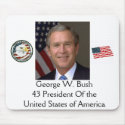 George W. Bush mouspad, ... mousepads