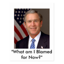 George W. Bush Post Card