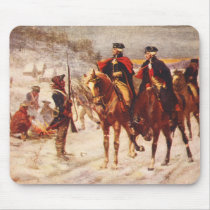George Washington and Lafayette at Valley Forge Mousepads
