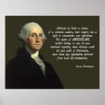 George Washington Assimilation Print