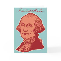 George Washington Birthday Card by Libertymaniacs George Washington Birthday Card