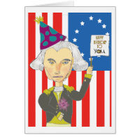 George Washington Birthday Card