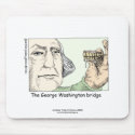 George Washington Bridge Funny Mouse Pad mousepads by beardiethor123 George Washington Bridge Funny Mouse Pad mousepads