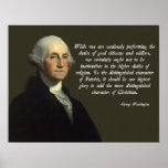 George Washington Christian Print