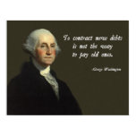 George Washington Debt Quote posters