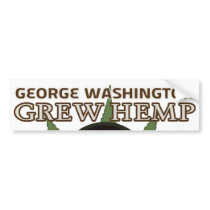 George Washington Grew Hemp (FACT) Bumper Stickers