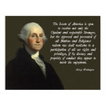 George Washington Immigration Quote posters