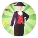 "George Washington" kids costume stickers by Blahzeedee "George Washington" kids costume stickers