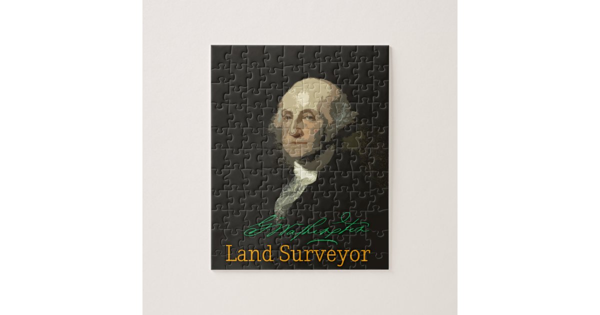 Washington Land Surveyor Jigsaw Puzzle Zazzle