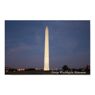George Washington Monument Print by thecool