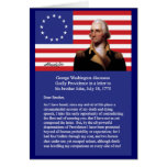 George Washington On Providence Greeting Card