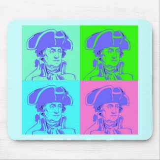 George Washington Pop Art mousepad