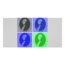 George Washington Pop Art Photo Card