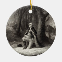 George Washington Praying ornament