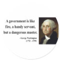 George Washington Quote 1b stickers by liberty_store George Washington Quote 1b stickers