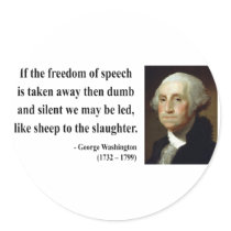 George Washington Quote 3b stickers