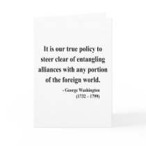 George Washington Quote 5a Cards