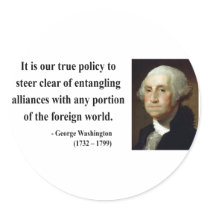 George Washington Quote 5b Stickers