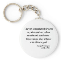 George Washington Quote 7a Key Chains