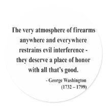 George Washington Quote 7a Stickers