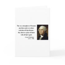 George Washington Quote 7b Card