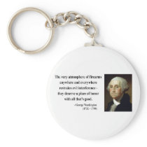 George Washington Quote 7b Keychain