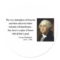 George Washington Quote 7b stickers