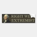 George Washington Right Wing Extremist Bumper Stickers