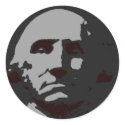 George Washington silhouette stickers