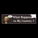 'George Washington, der in sein Grave spinnt autoaufkleber