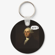 'George Washington Spinning in His Grave' keychains