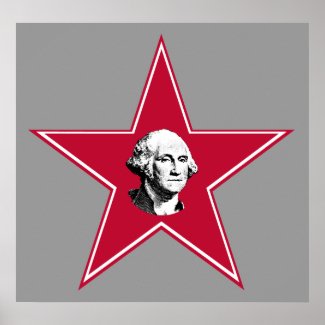 George Washington Star print