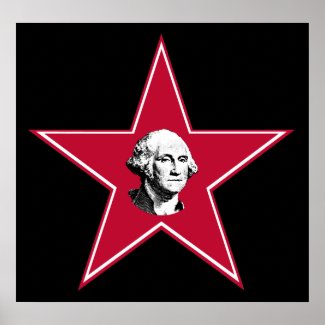 George Washington Star print