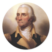 George Washington Sticker by kijjo7 George Washington Sticker