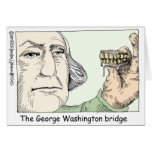 George Washington Teeth Funny Gifts & Collectibles cards