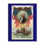 George Washington Vintage Americana Postcard