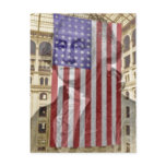 George Washington with Flag postcards