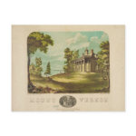 George Washinton's Home Mount Vernon by F  Collins Postcards