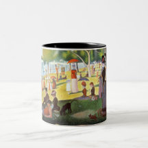 georges seurat - a sunday afternoon fine art mug