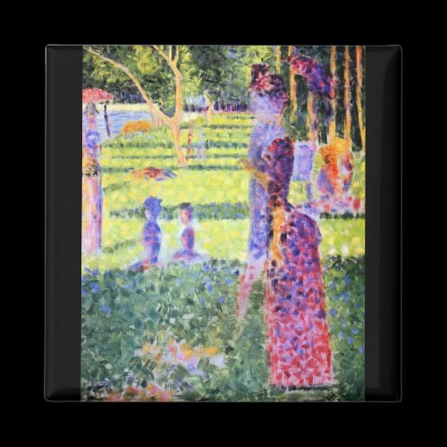 Georges Seurat - A Sunday on La Grande Jatte study Refrigerator Magnets