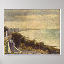 Georges Seurat-An Evening in Grand Camp Poster