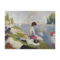 Georges Seurat - Bathers at Asnieres Post Card