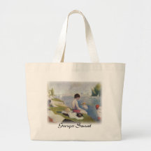 Georges Seurat - Bathers at Asnières Tote Bag