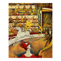 Georges Seurat - Der Zirkus - Circus Poster posters by MyOtherPlanet Georges Seurat - Der Zirkus - Circus Poster posters