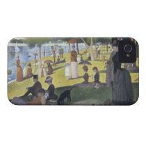 Georges Seurat Fine Art Painting iPhone 4 Case
