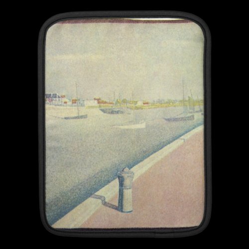 Georges Seurat - The channel of Gravelines Petit-F Sleeve For Ipads