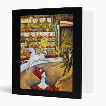 Georges Seurat - The Circus 3 Ring Binders