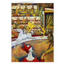 Georges Seurat - The Circus Greeting Cards