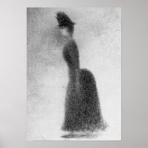 Georges Seurat-Woman Posters
